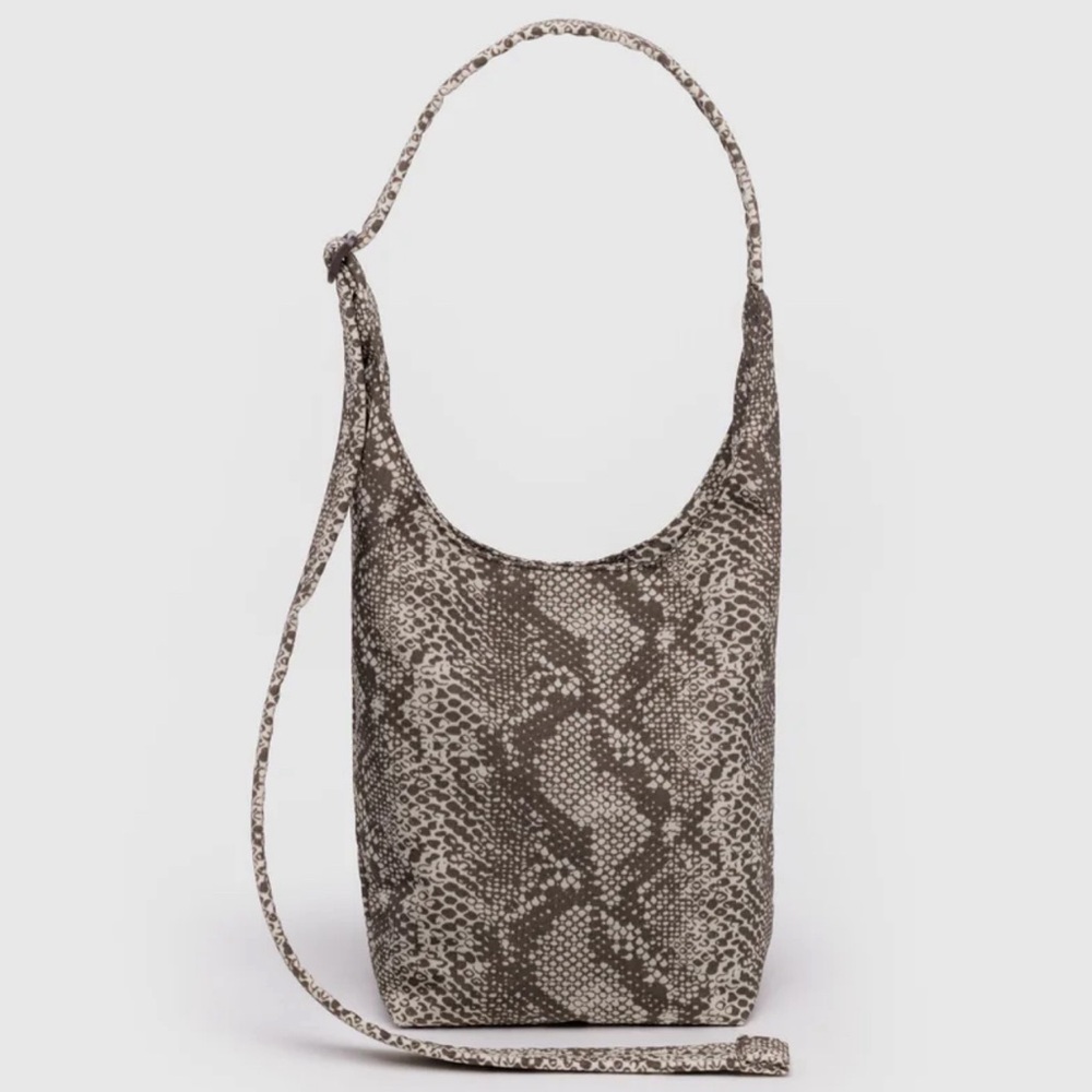 BAGGU Snakeskin Small Nylon Sling